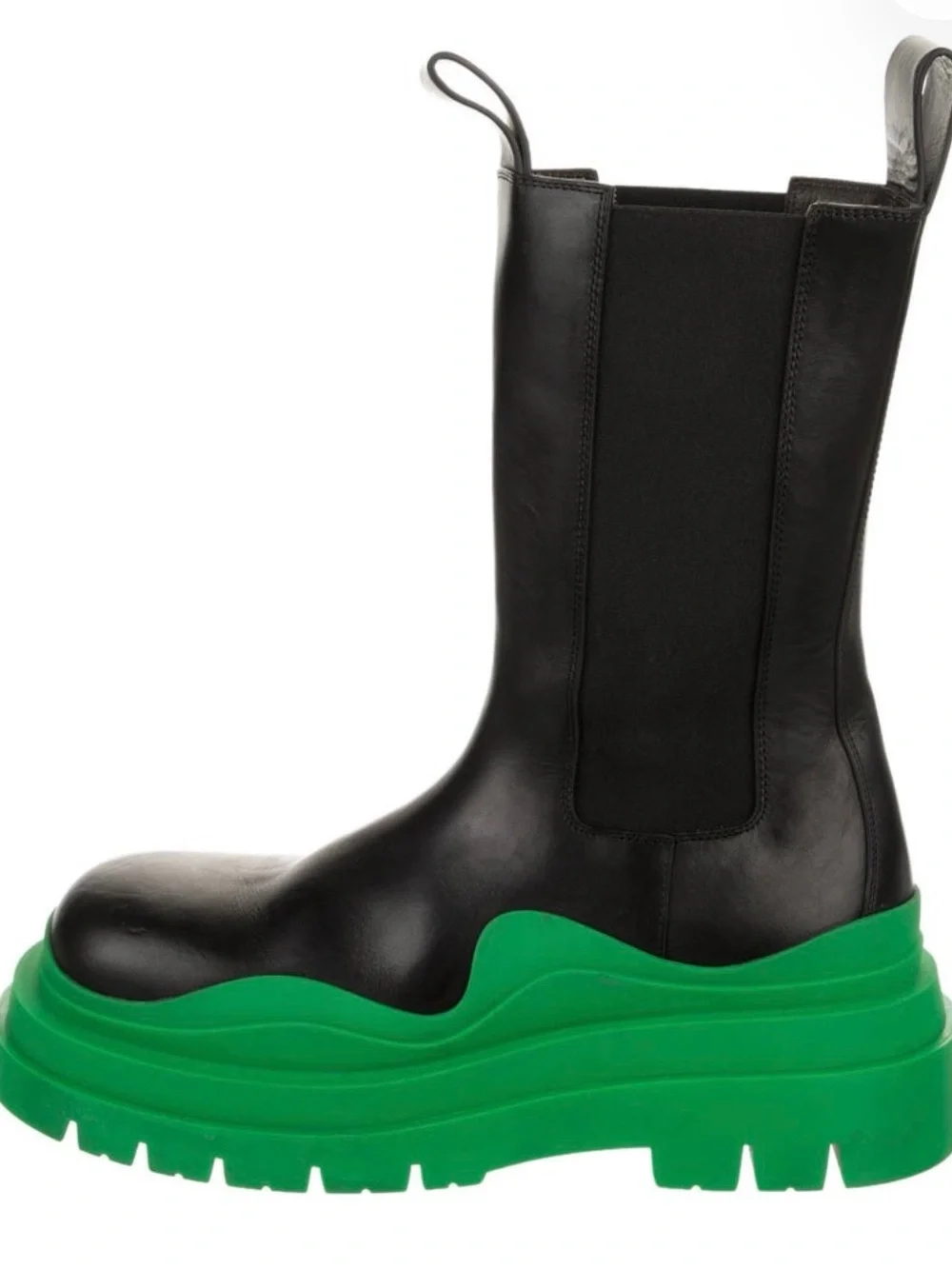 Bottega Veneta Leather Colorblock Pattern Chelsea Boots sz 9 IT 39